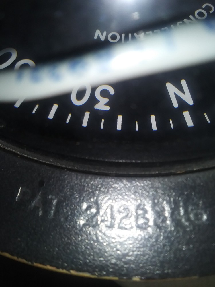 VINTAGE DANFORTH CONSTELLATION MOUNT COMPASS