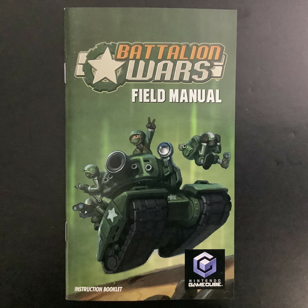 Batallion Wars Nintendo Gamecube Instruction Manual Only