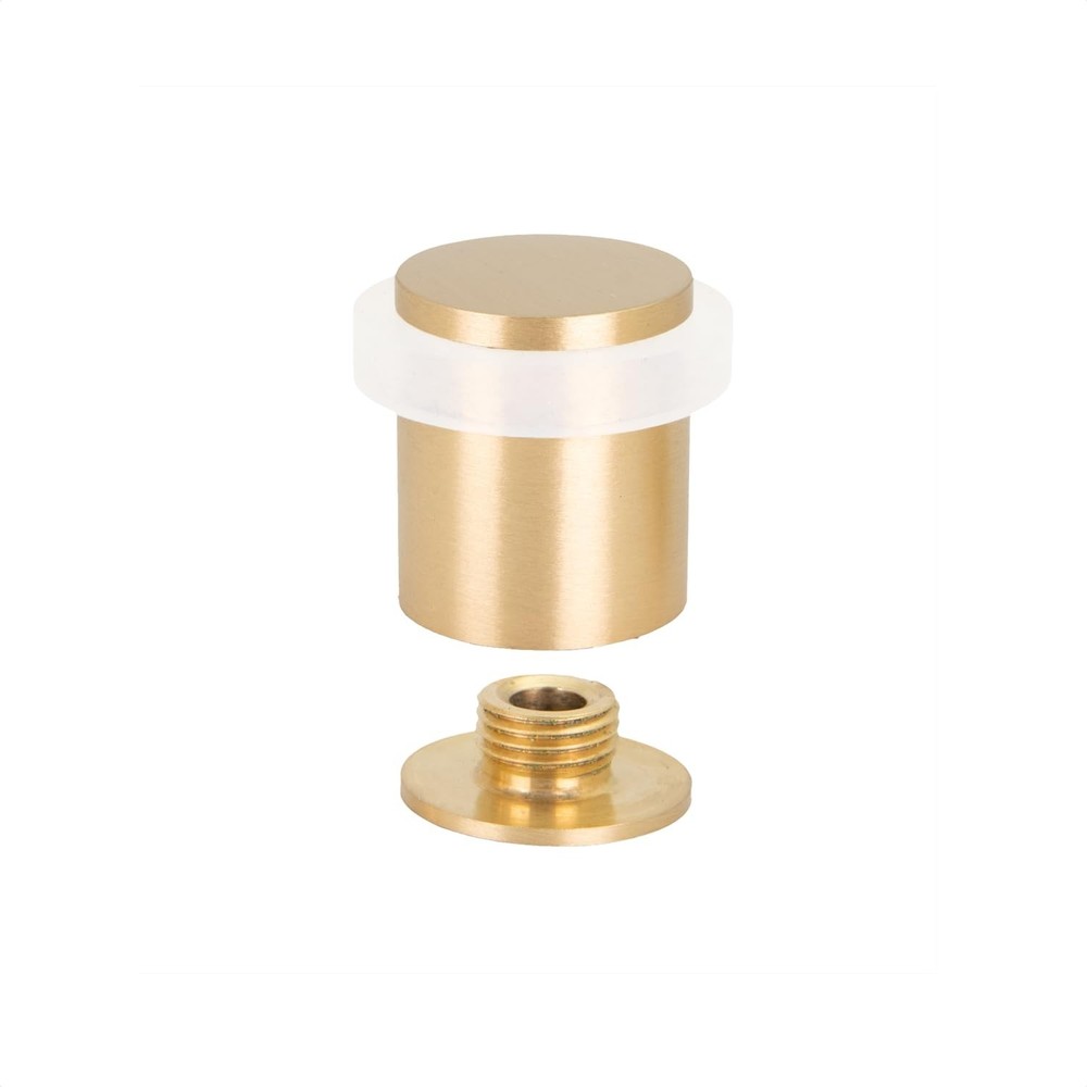 Door Stop | Silicone Shock Absorber | Made of Brass | Threaded Base | Include...