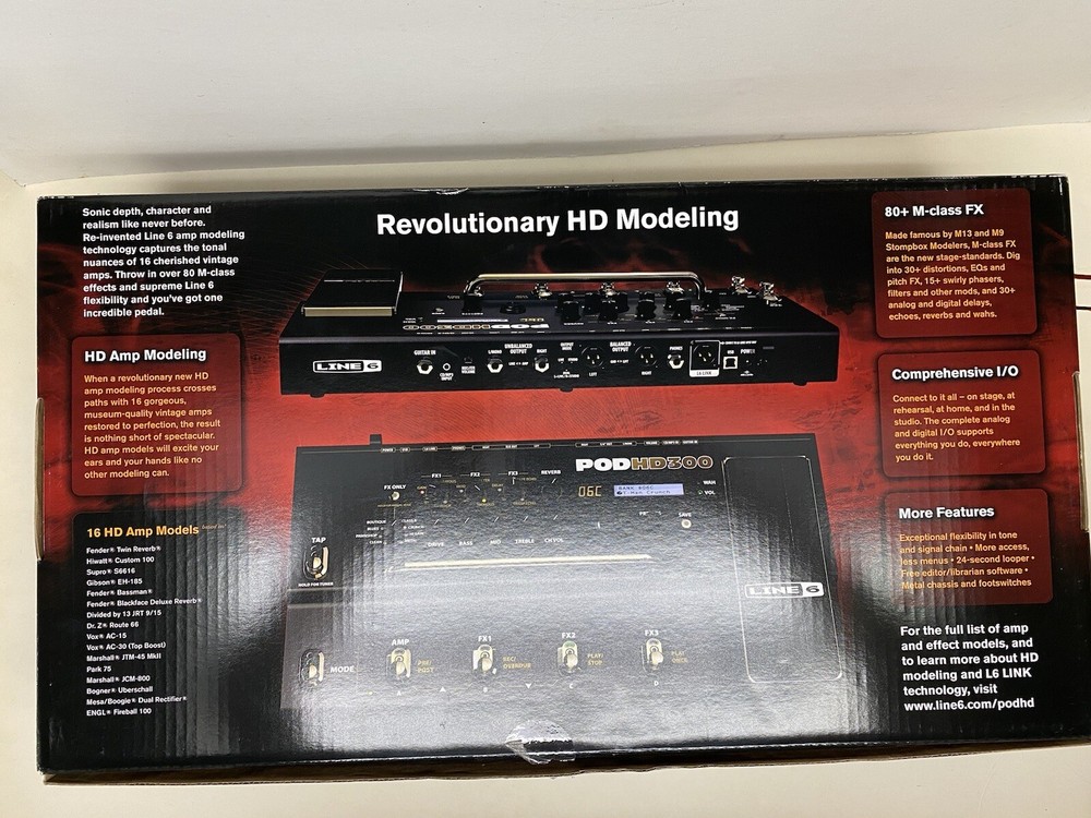line 6 pod hd300 empty box