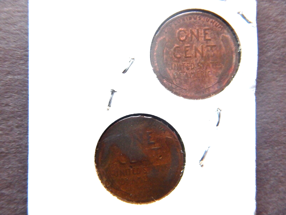 1916 (PD) (2) Lincoln Pennies