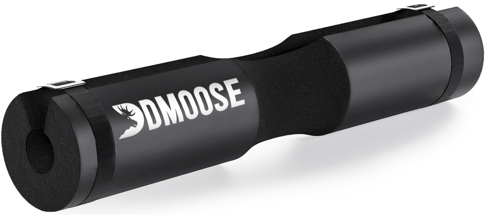 DMoose Olympic Barbell Pad, Hip Thrust Squat Pad with two straps Weightlifting