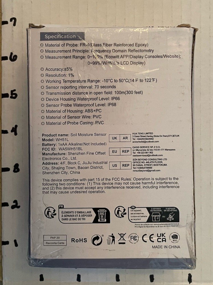 Soil Moisture Sensor