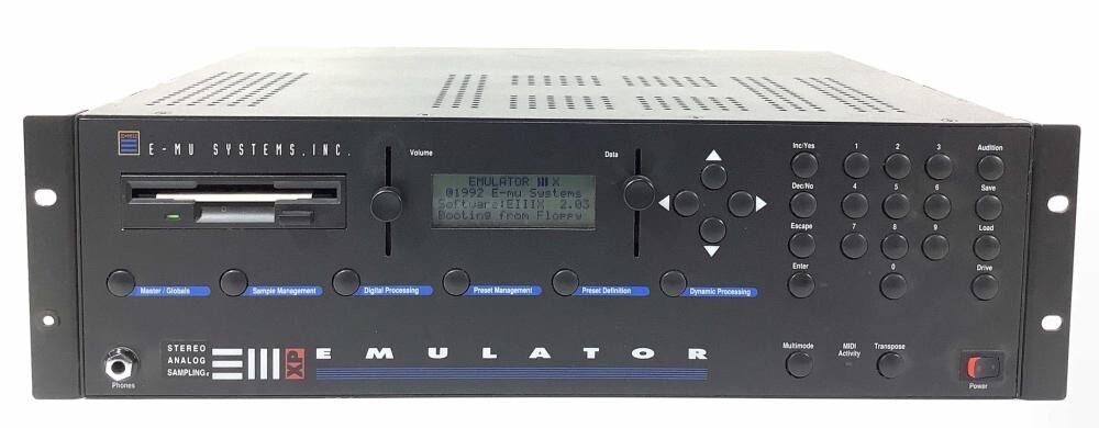 Vintage EMU Systems EIII-XP Emulator Rack Sampler Model 6100