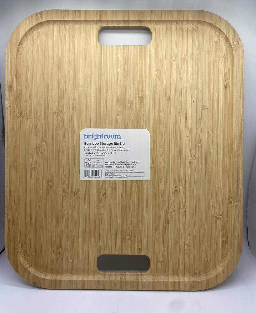Bamboo Lid with Cutout Handles - Brightroom