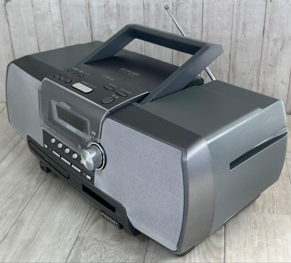 Victor RD-M2 Clavia CD MD USB Memory Radio System Remote w/Manual FullyFunction