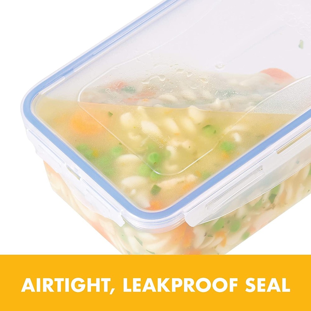 Lock & Lock Easy-Essentials Square Pantry Storage Container, 18.5 Cup