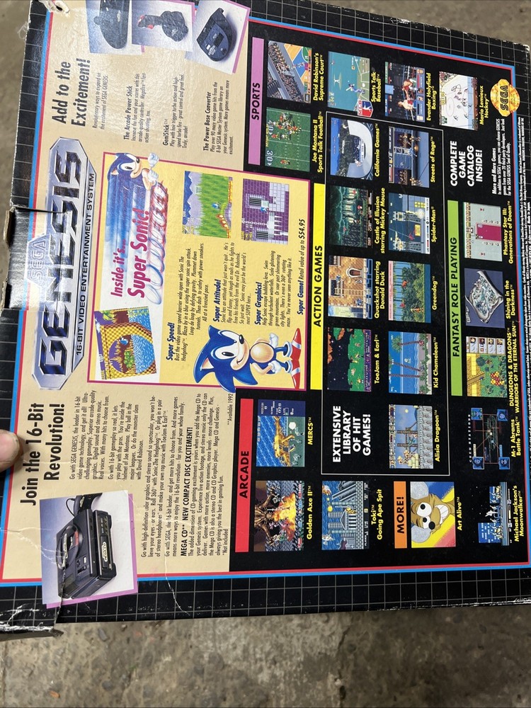 sega genesis box only