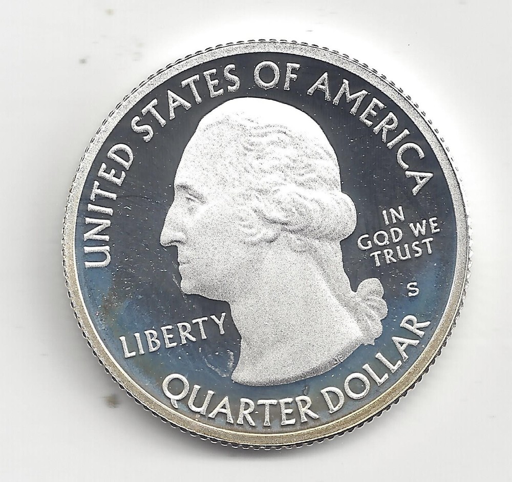 2010 S Silver Proof HOT SPRINGS Quarter - 90% Silver