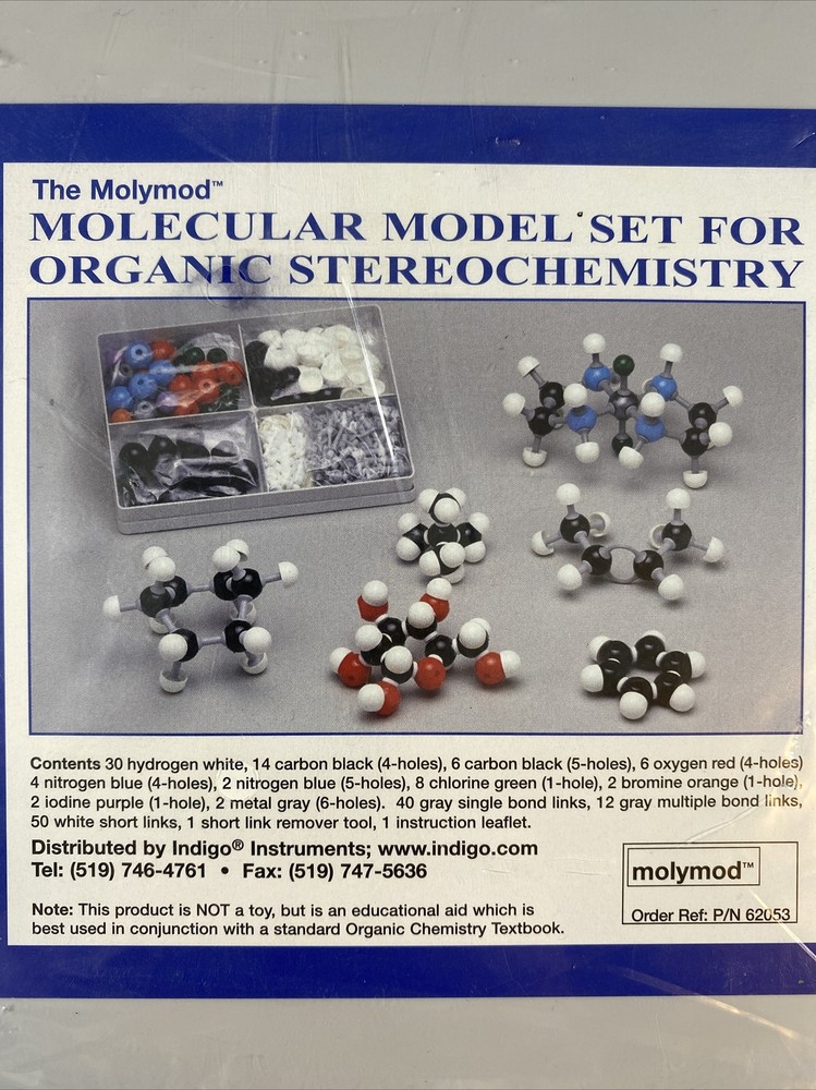 Molecular Model Student Set  for Organic Stereochemistry #62053 The Molymod