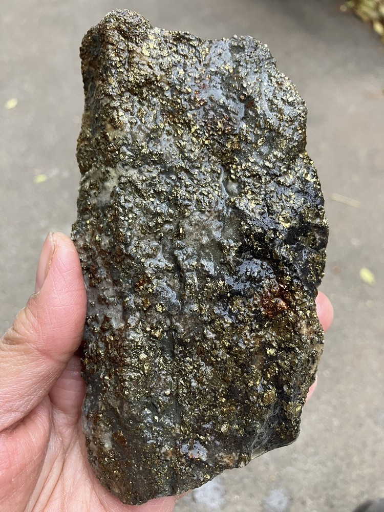 Pyrite Slab (End Cut)