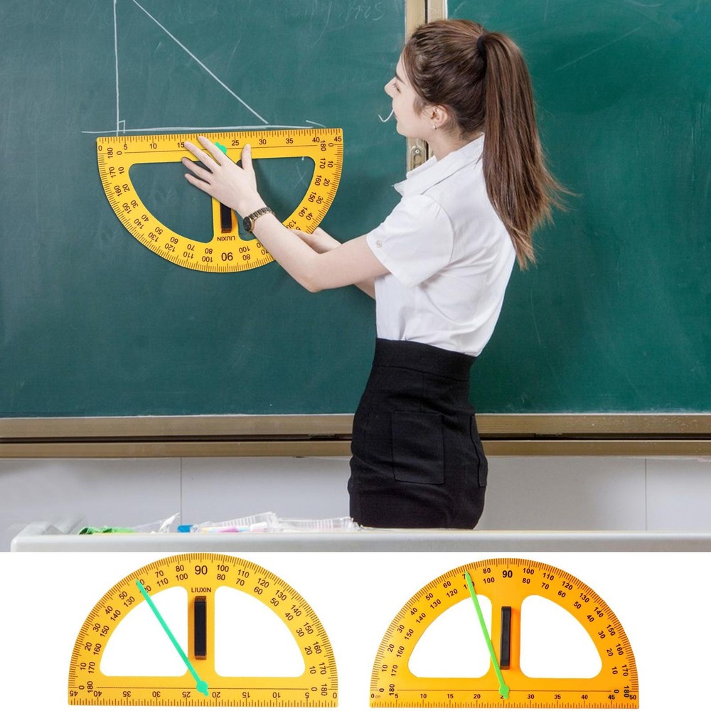 Classroom Teacher's Chalkboard Protractor for Math Drafting Science Teacher