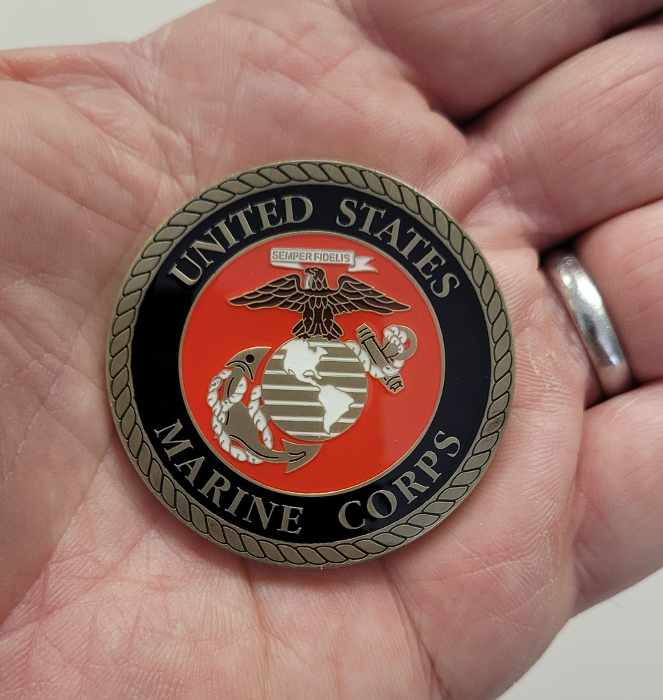 USMC 1st Battalion, 7th Marines Challenge Coin Officially Licensed