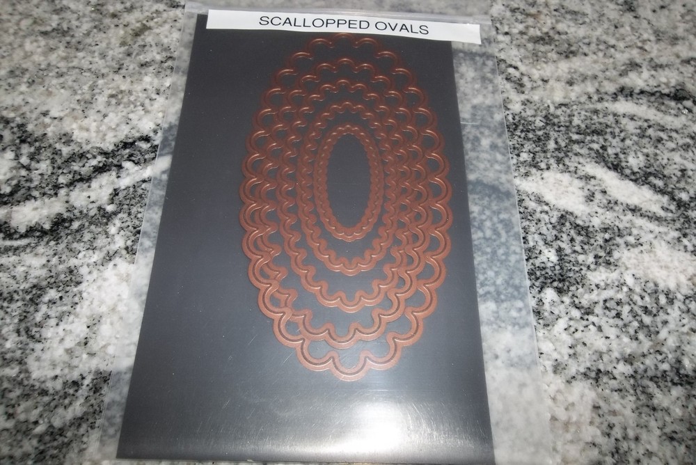 Unknown "Fancy Scallopped Ovals"  New