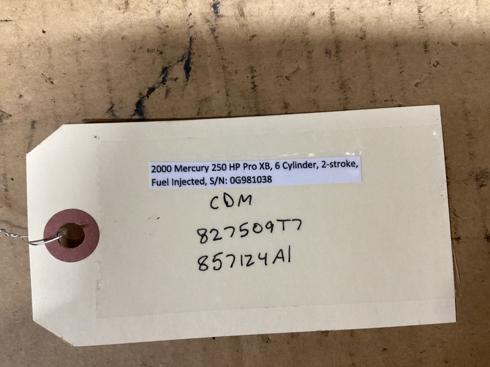 MERCURY CDM MODULE / IGNITION COIL 827509T7