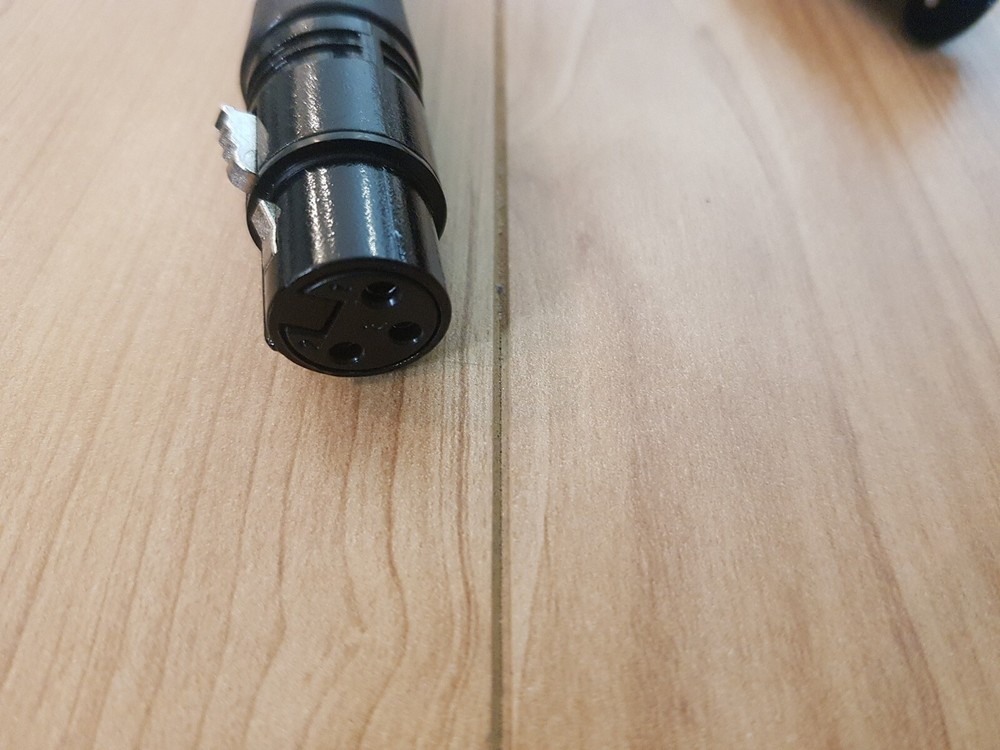 3 Pin DMX Cable 5feet Black