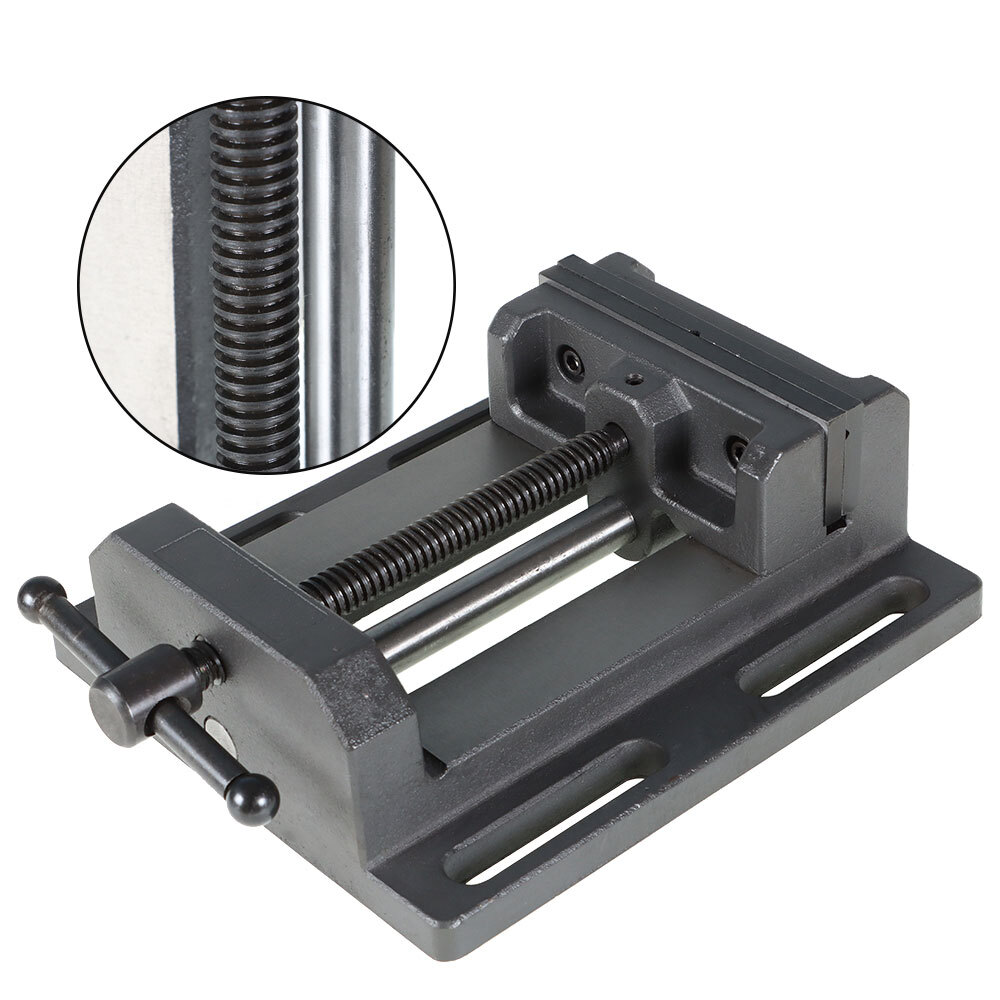 6 Inch Drill Press Vise - Low Profile - For Drilling Tapping & Reaming