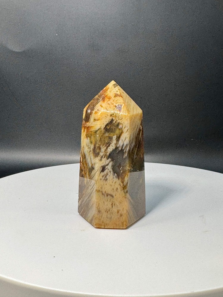 Brazilian Sagenite Agate Tower