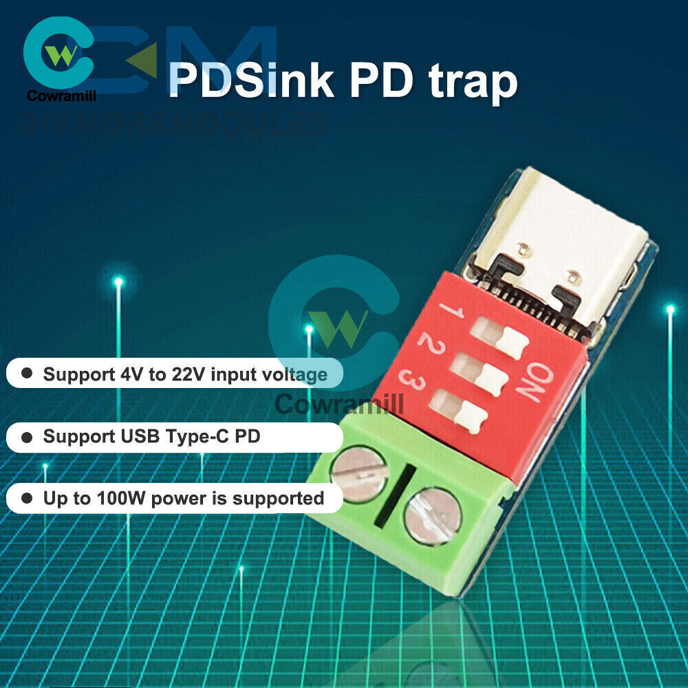 USB Type-C PD Trigger Board Module PD/QC Decoy Board Fast Charge Test Board