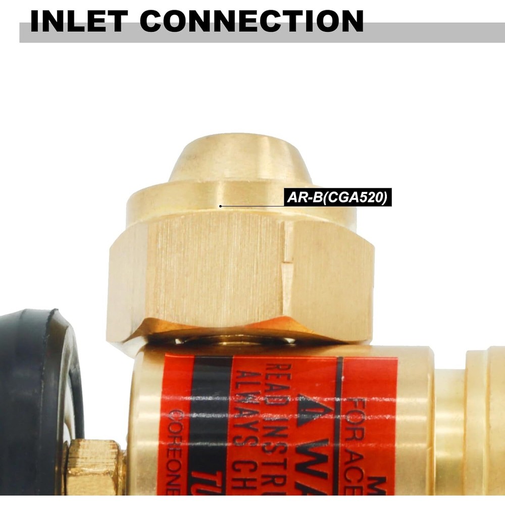 AR-B CGA520 B Tank Acetylene Regulator
