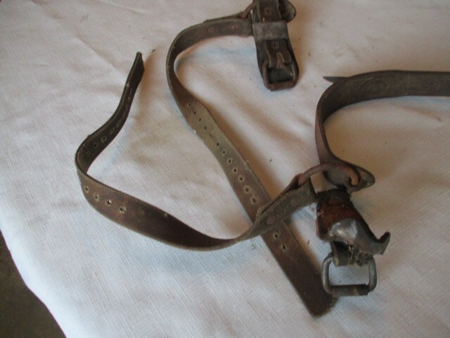 Vintage Buckingham #9727 Climbing Gaffs With Belt