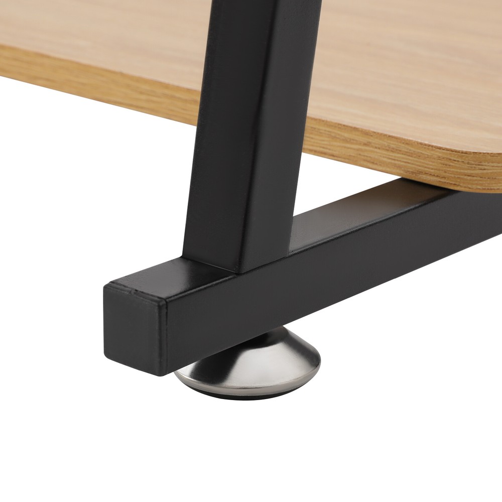 Modern Free Standing Home Office Desk Rolling Computer Desk 3-tier Computer Desk