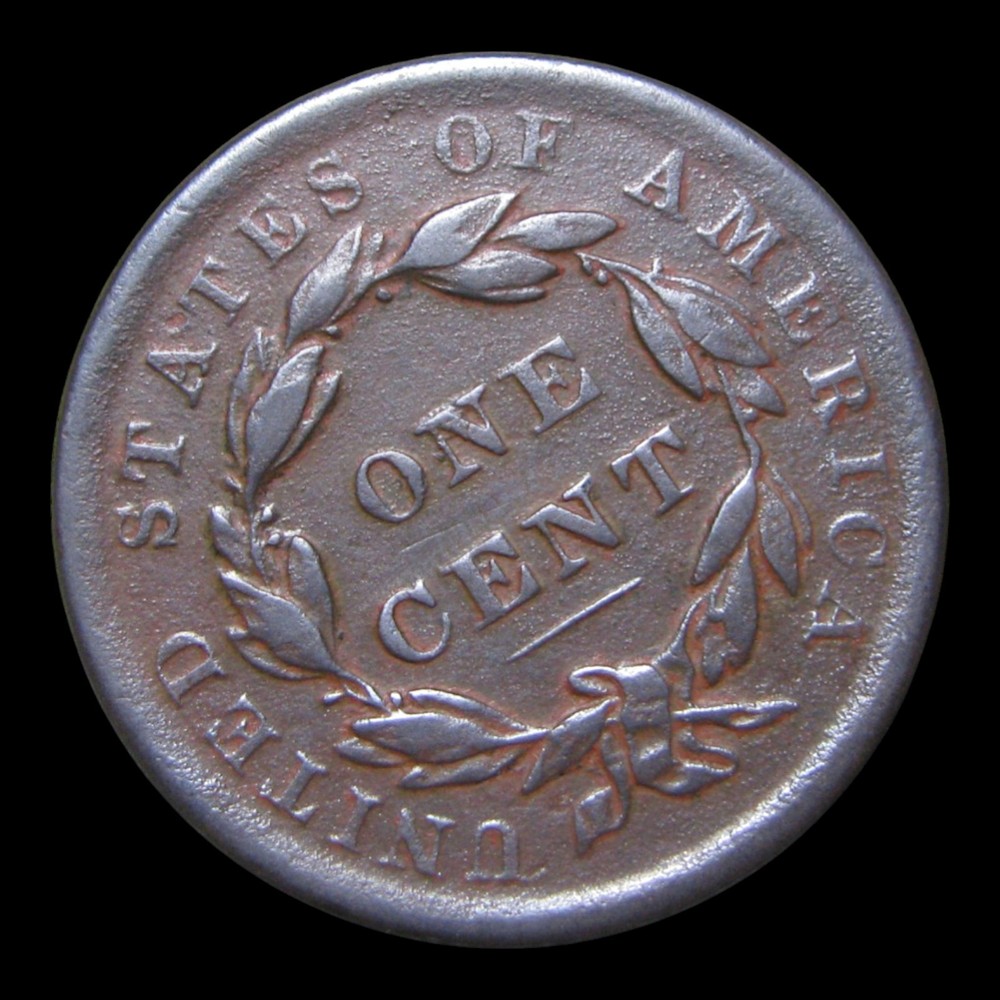 1839 Coronet Head Large Cent Penny ---- Nice Coin ---- #KK414