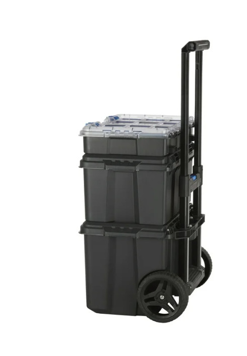 HART Stack System, Mobile Tool Storage and Organization, Black & Blue NEW US
