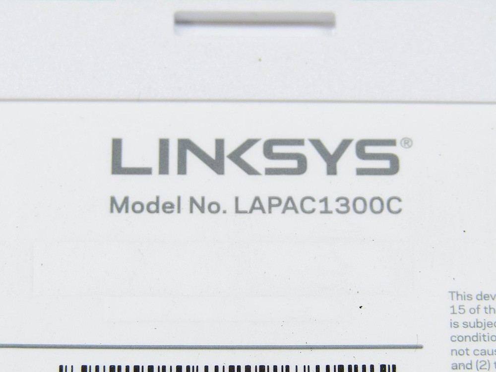 Linksys LAPAC1300C Cloud Managed DC / PoE Wireless Access Point