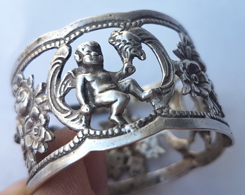 Napkin Ring ALBO Silver about 1950 AL704