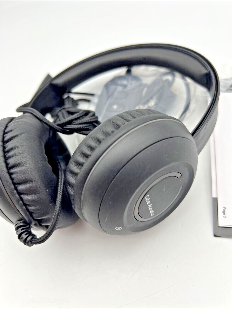 Cyber Acoustics Stereo Headset w/h USB or 3.5mm Connection USB Control Module