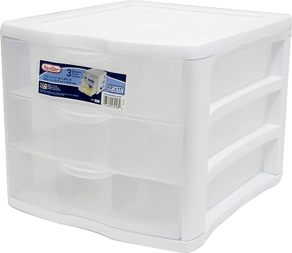 Sterilite Clearview 3-Drawer Organizer 1791