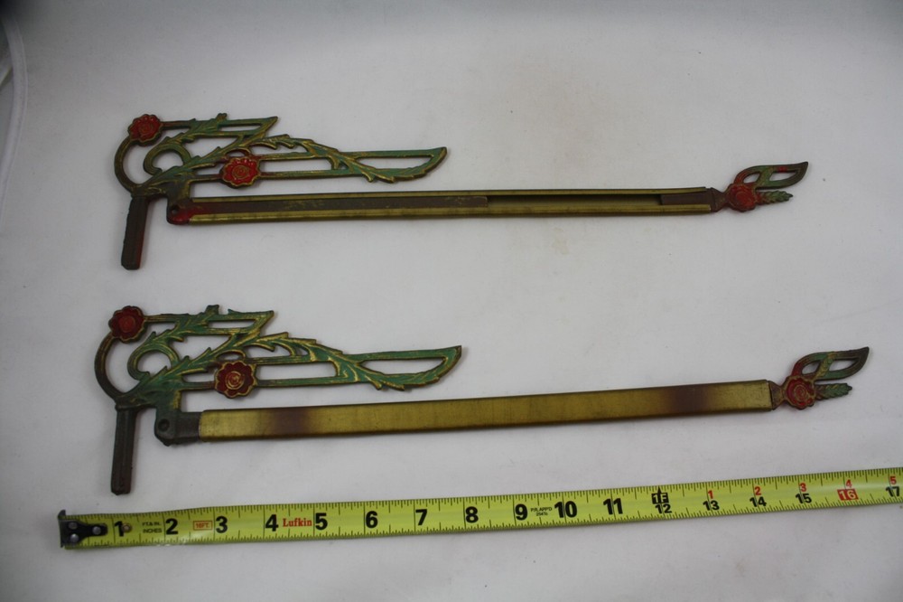 Vintage Swing Arm Extendable Curtain Rods