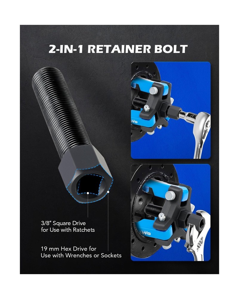 Orion Motor Tech Harmonic Balancer Puller Kit, Adjustable 3-Jaw Puller Set fo...