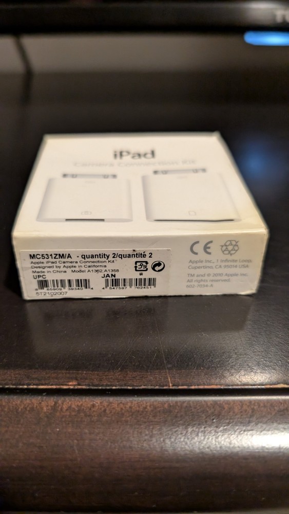 Apple iPad Camera Connection Kit