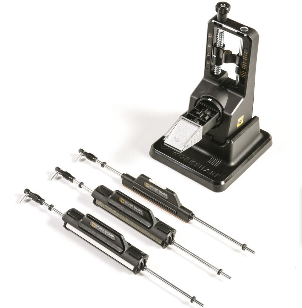 Adjustable Knife Sharpening System Hunting Serrated, Kitchen Knives Fast Precise