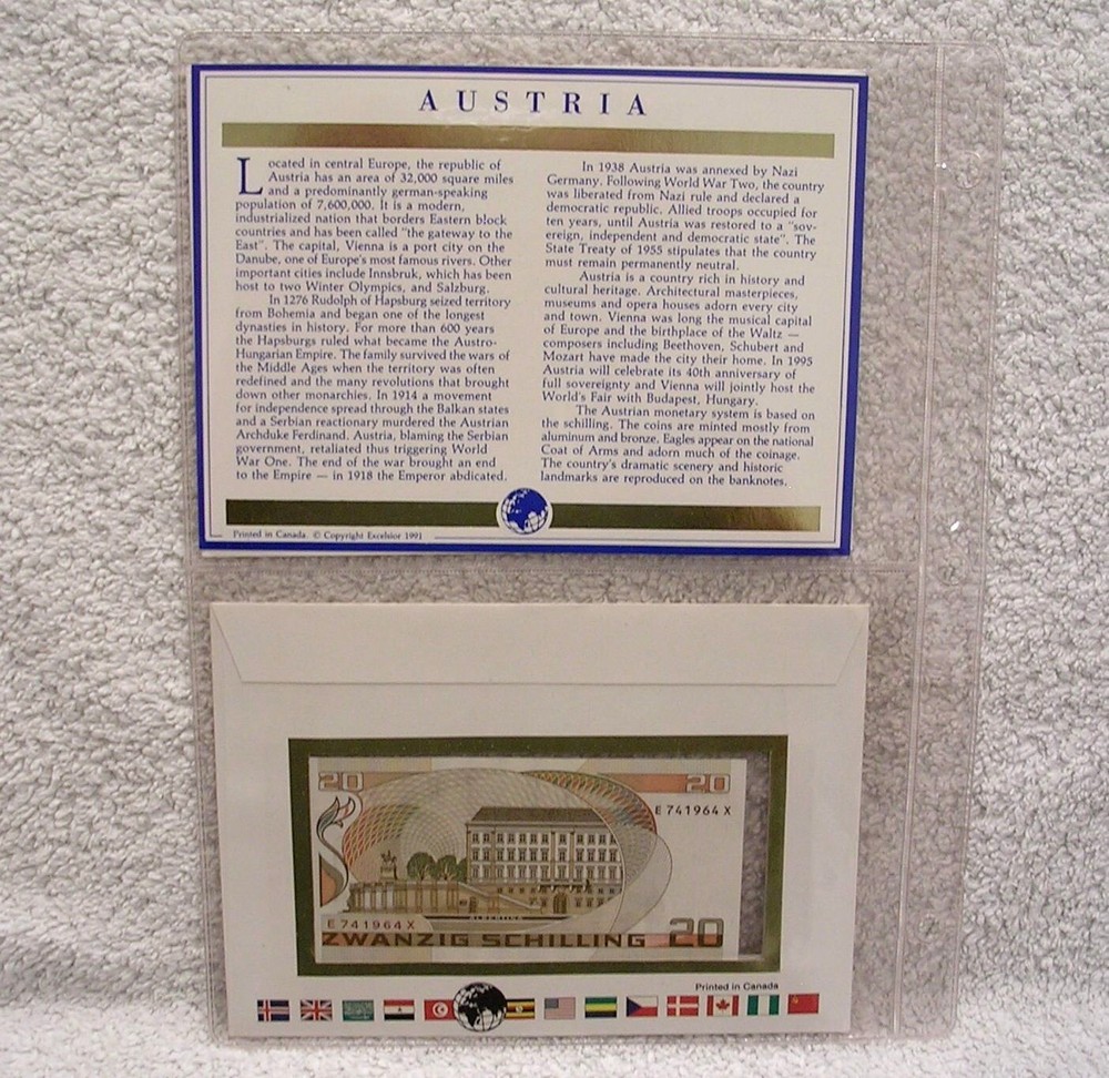 Coin and Currency Covers - Austria