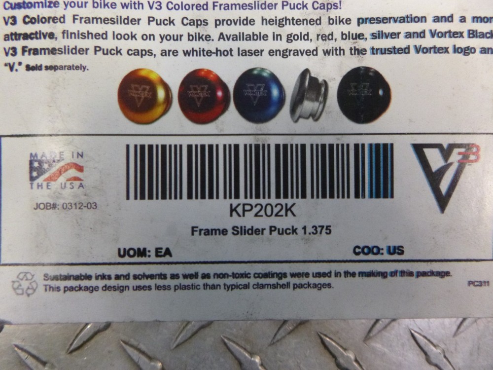V3 Frame Slider Replacement Shorty Puck Vortex® (KP202K)