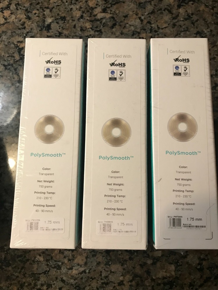 Polymaker PolySmooth, 1.75 mm, 750g,(Snow White)(Sandstone Beige)(Transparent)