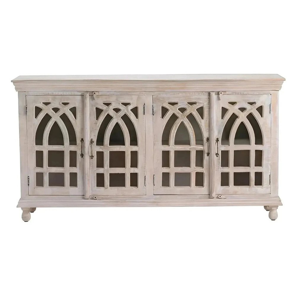 Bengal Manor Cathedral Sideboard, Console, Buffet | 72x16x38 (in)