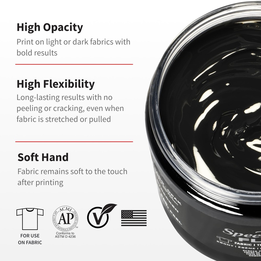 Lake Blue Liquid Ink 7.8 oz Advanced Water Based Ink for Fabric Projects