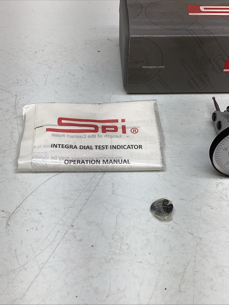SPI Dial Test Indicator 21-532-7 .0005” NIB
