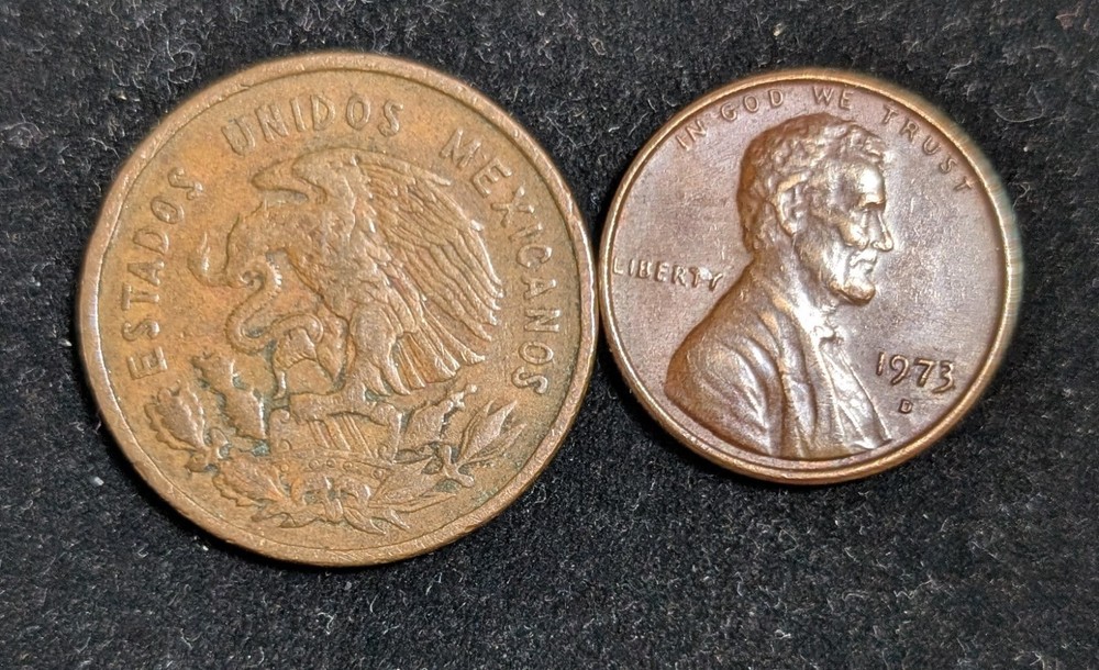 1959 Mexico 10 Centavos Circulated KM# 433