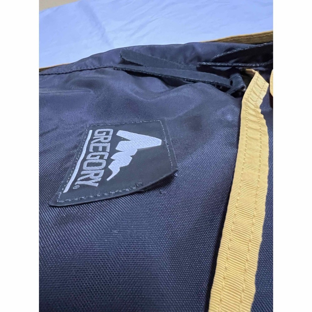 GREGORY Daypack Silver Tag Yellow Trim Used From Japan