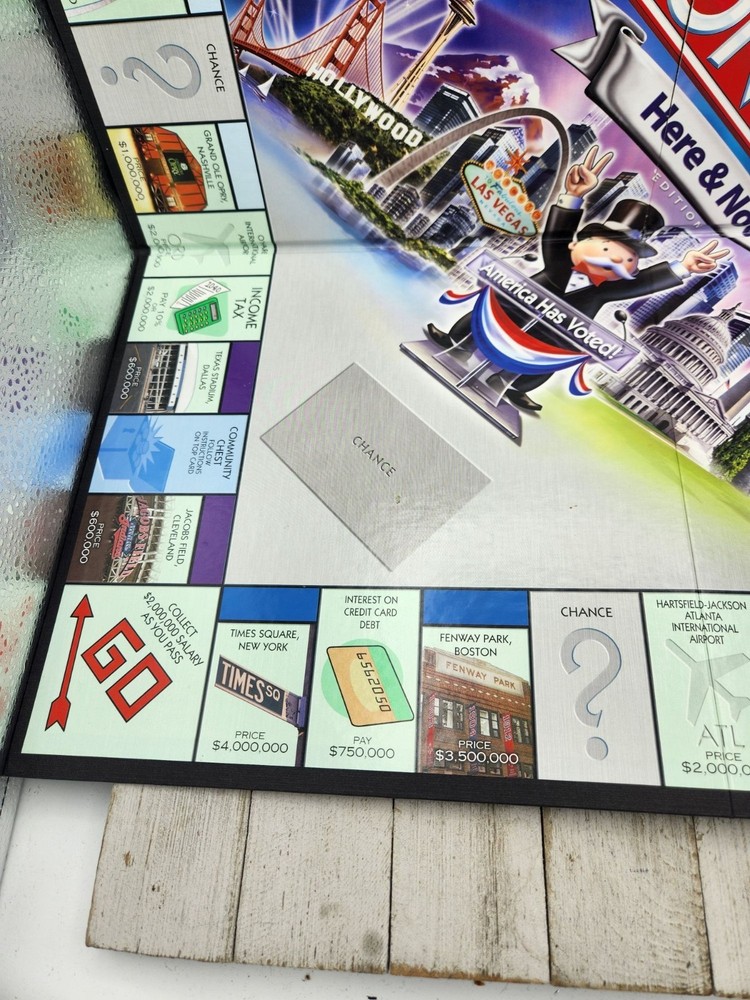 Monopoly here and now 2006 Replacement Game Board and instructions
