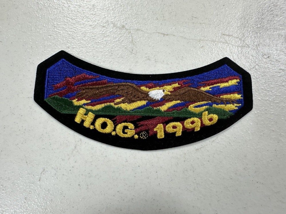1996 HOG Membership Rocker Patch HARLEY DAVIDSON OWNERS GROUP  (#2)