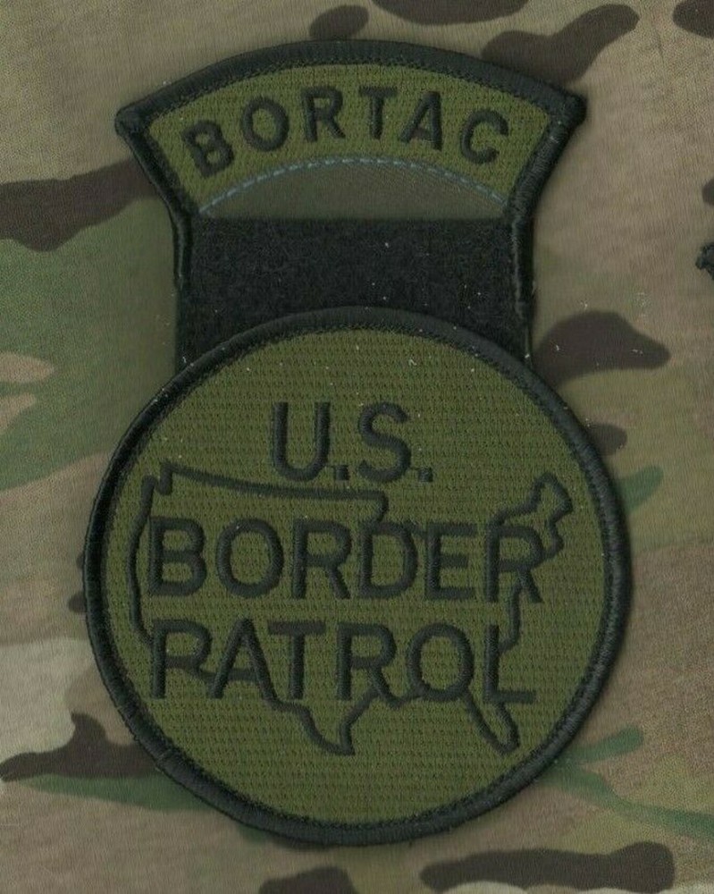 UNITED STATES BORDER SECURITY SP OPS GROUP velkrö CAMO 2-PC: BORTAC TAB + PATCH