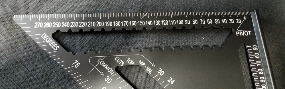 Thanksky Triangular Rule Professional 30cm 12" Measuring Tools Angle Frame