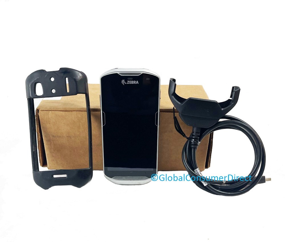 Zebra TC56 1D/2D Android 6 WiFi LTE GPS Mobile Handheld Computer +Charger & Case