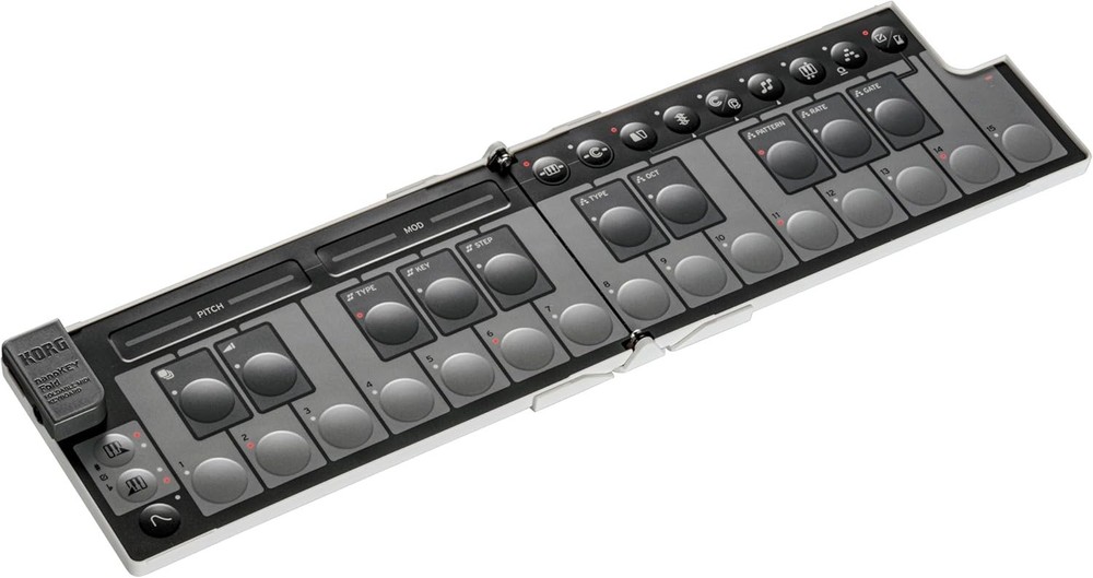 KORG nanoKEY Fold White Foldable Midi Keyboard Controller Brand New